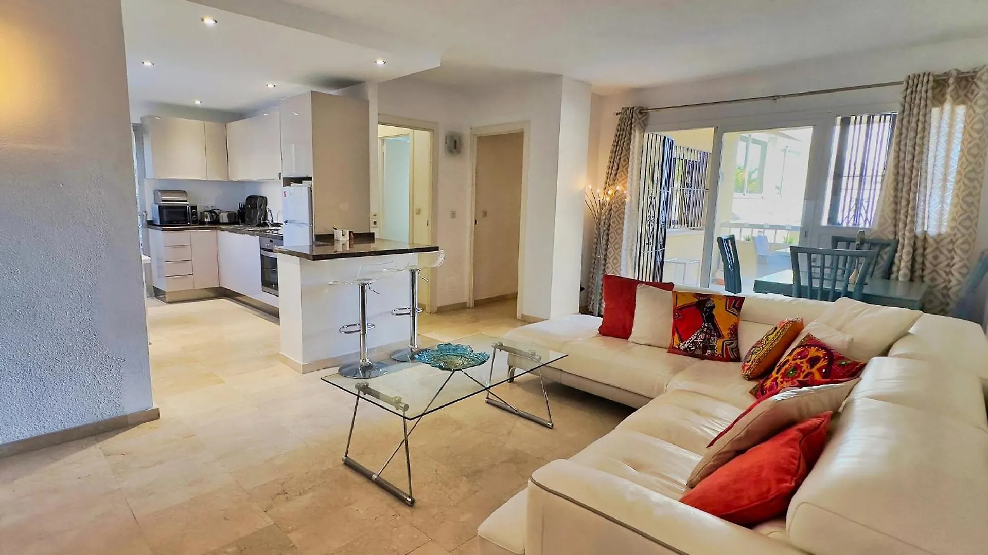 Central Two Bedroom Apartment On The Second Line Of The Beach In Marbella. Spain